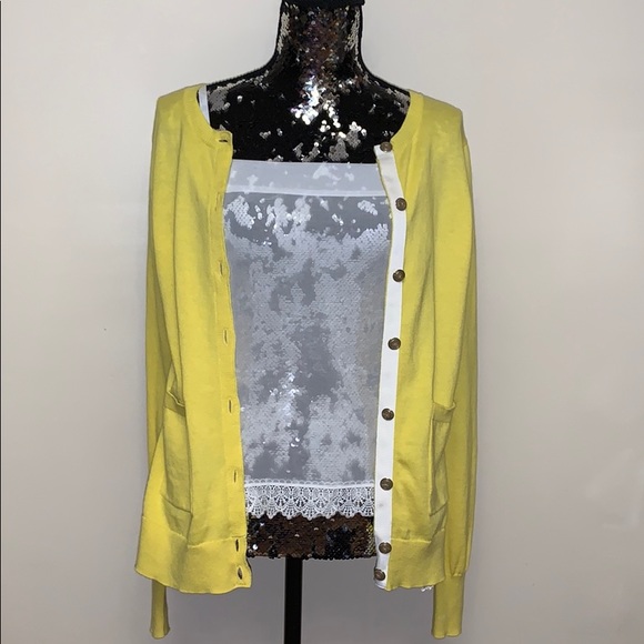 EUC CAbi Color-block Cardigan With Built-in Ca… - Picture 6 of 6